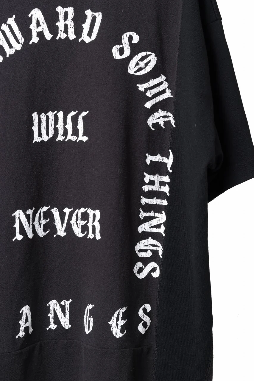 CHANGES x LOOM exclusive VINTAGE REMAKE T-SHIRT - new edition (BLACK #I) - Image 8