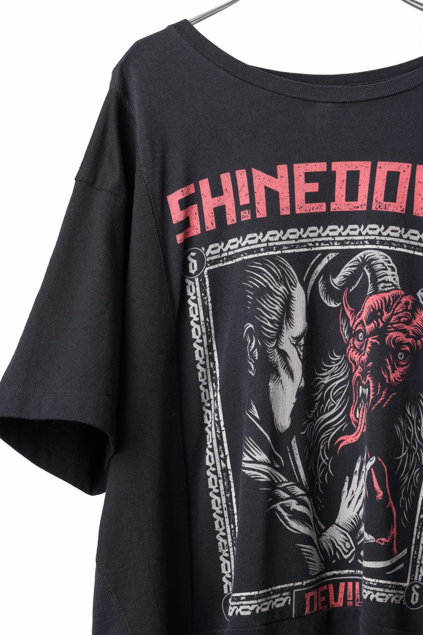 CHANGES x LOOM exclusive VINTAGE REMAKE T-SHIRT - new edition (BLACK #K) - Image 3