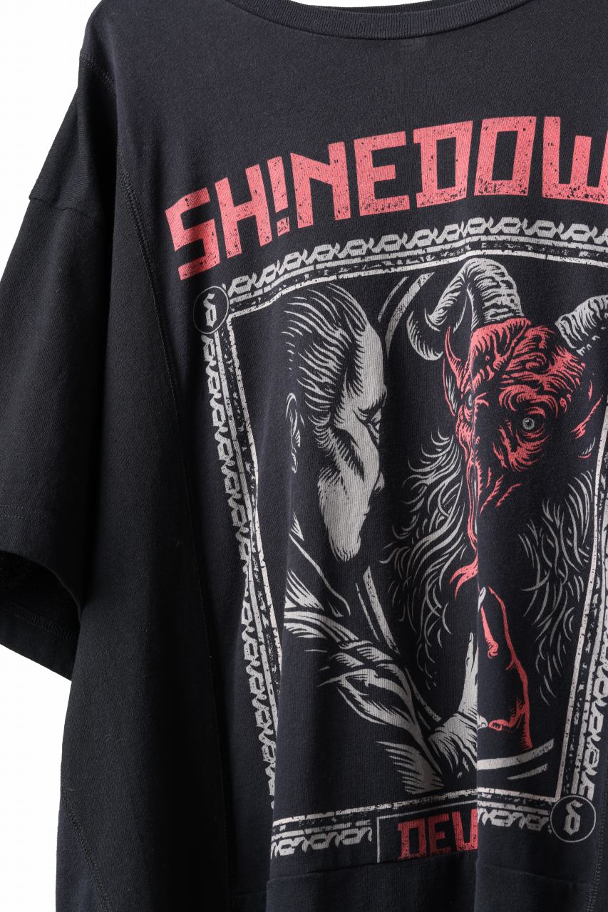 CHANGES x LOOM exclusive VINTAGE REMAKE T-SHIRT - new edition (BLACK #K) - Image 6