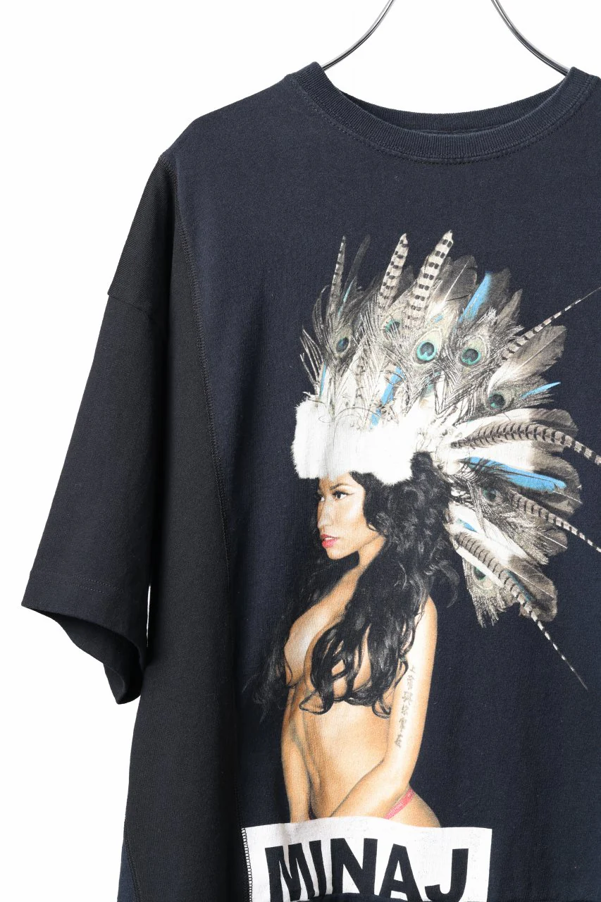 CHANGES x LOOM exclusive VINTAGE REMAKE T-SHIRT - new edition (BLACK #N) - Image 3
