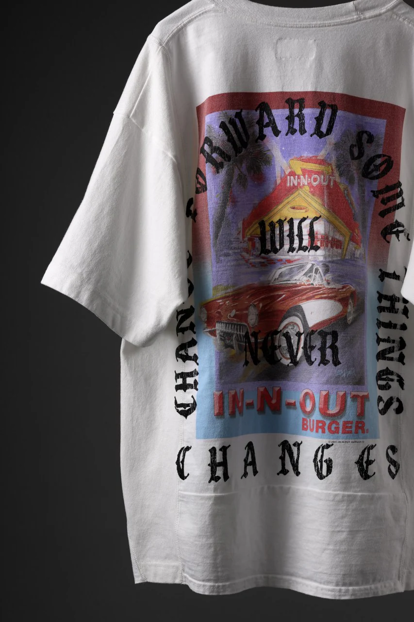 CHANGES x LOOM exclusive VINTAGE REMAKE T-SHIRT - new edition (WHITE #A) - Image 7