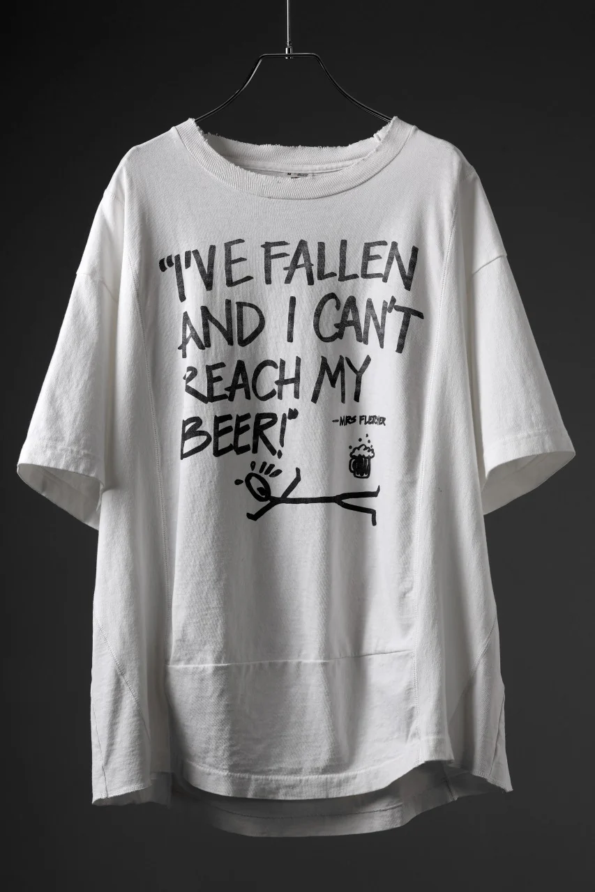 CHANGES x LOOM exclusive VINTAGE REMAKE T-SHIRT - new edition (WHITE #B)