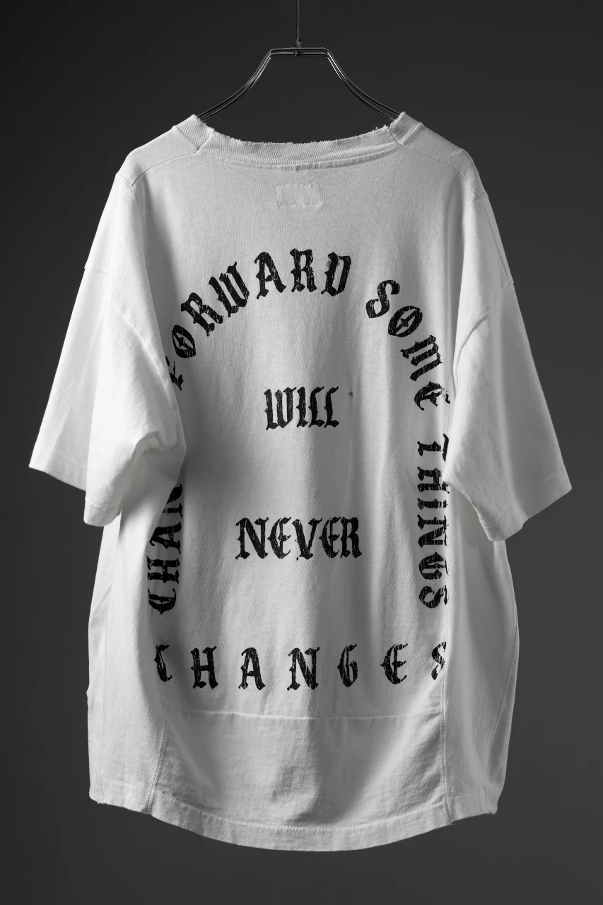 CHANGES x LOOM exclusive VINTAGE REMAKE T-SHIRT - new edition (WHITE #B) - Image 2