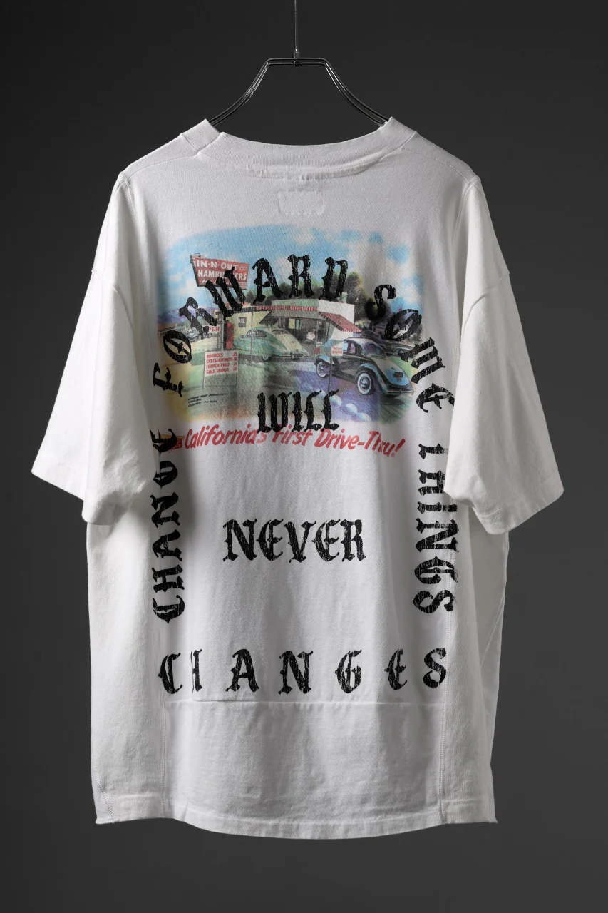 CHANGES x LOOM exclusive VINTAGE REMAKE T-SHIRT - new edition (WHITE #C) - Image 2