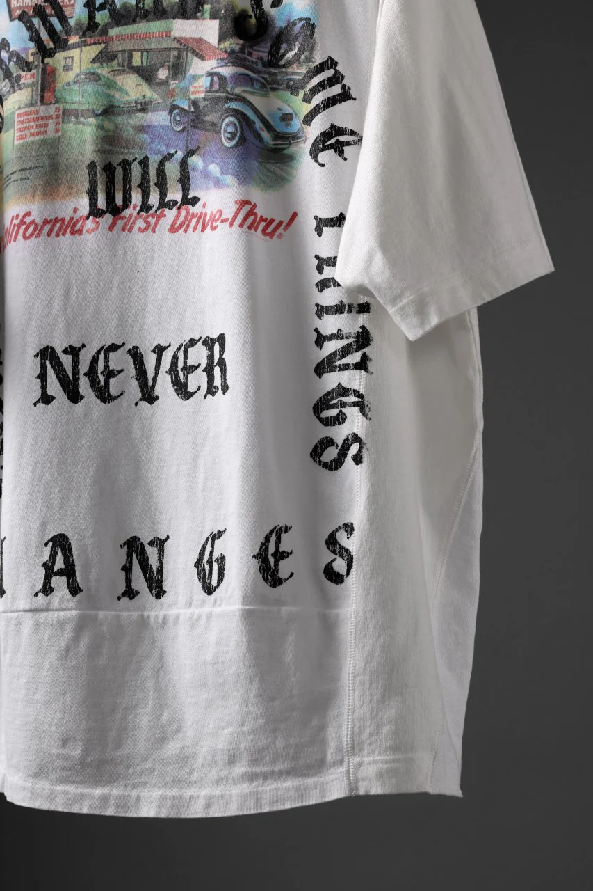 CHANGES x LOOM exclusive VINTAGE REMAKE T-SHIRT - new edition (WHITE #C) - Image 8