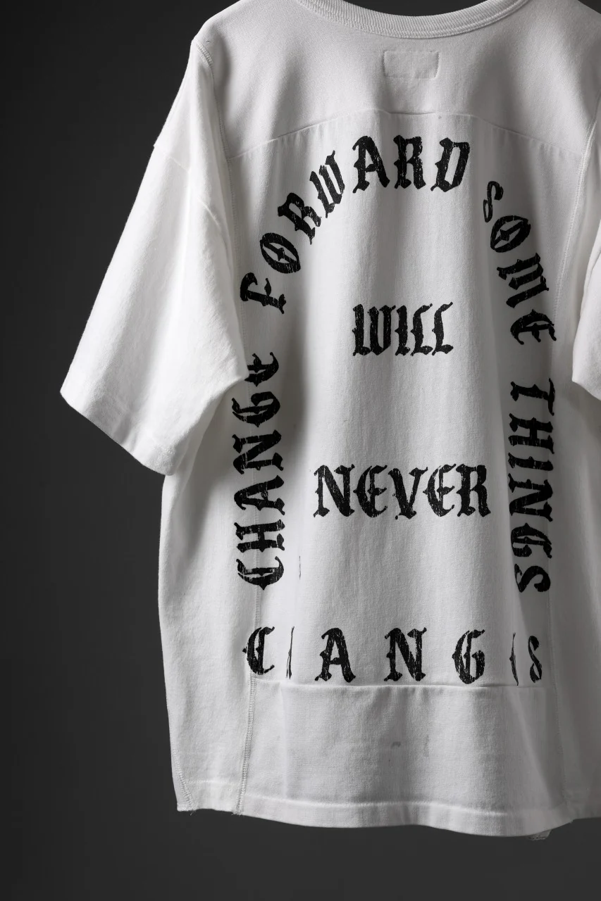CHANGES x LOOM exclusive VINTAGE REMAKE T-SHIRT - new edition (WHITE #D) - Image 9