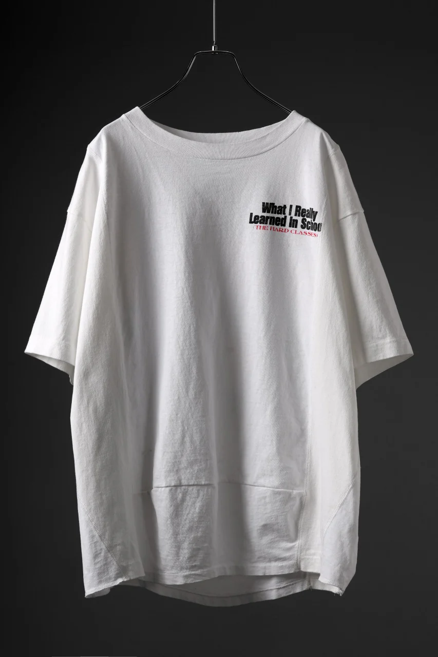 CHANGES x LOOM exclusive VINTAGE REMAKE T-SHIRT - new edition (WHITE #I)