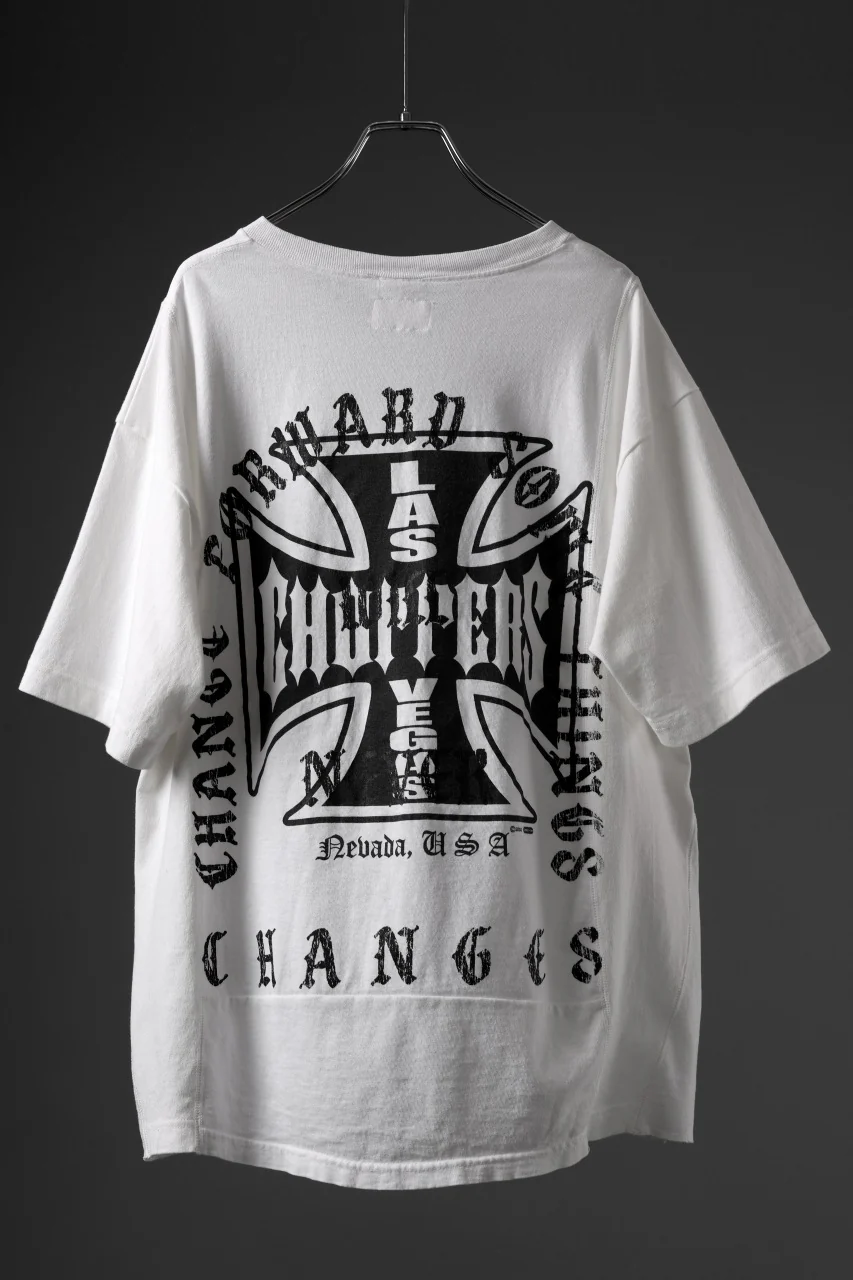 CHANGES x LOOM exclusive VINTAGE REMAKE T-SHIRT - new edition (WHITE #K) - Image 2