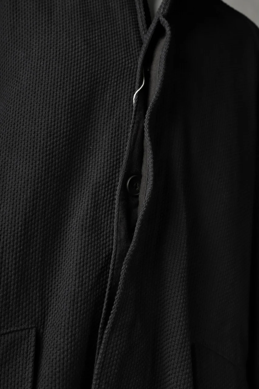 COLINA BALMACAAN COAT / SASHIKO (BLACK) - Image 20