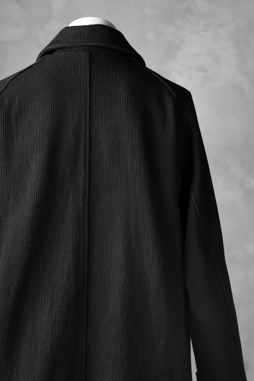 COLINA BALMACAAN COAT / SASHIKO (BLACK) - Image 21