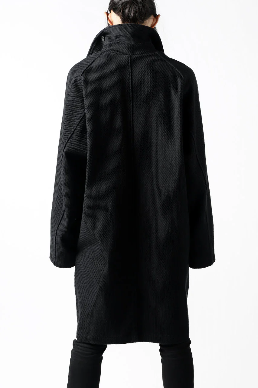 COLINA BALMACAAN COAT / SASHIKO (BLACK) - Image 33