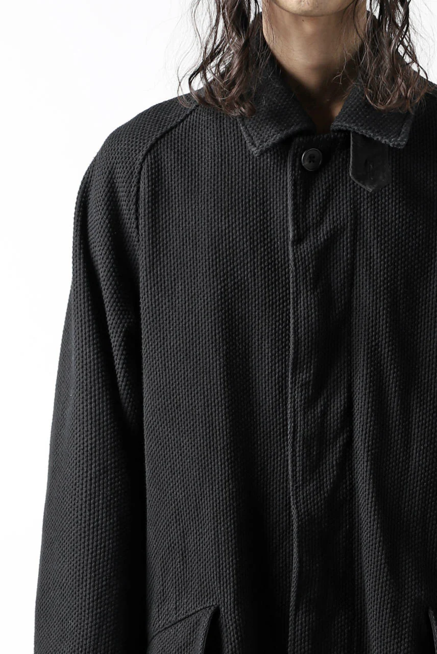 COLINA BALMACAAN COAT / SASHIKO (BLACK) - Image 46