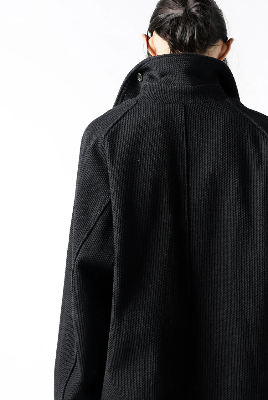 COLINA BALMACAAN COAT / SASHIKO (BLACK) - Image 48