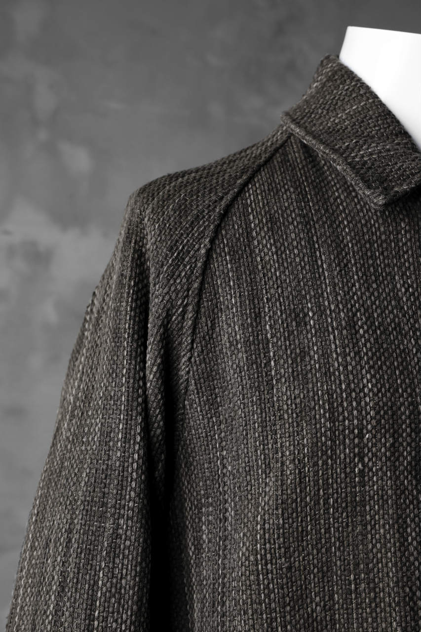 COLINA BALMACAAN COAT / SASHIKO ZAKURO DYED (ZAKURO) - Image 10