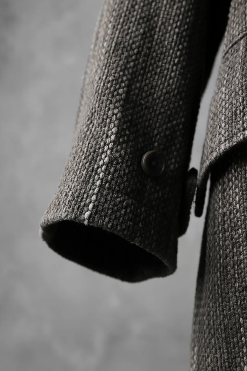 COLINA BALMACAAN COAT / SASHIKO ZAKURO DYED (ZAKURO) - Image 12