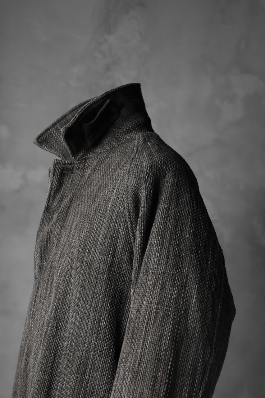 COLINA BALMACAAN COAT / SASHIKO ZAKURO DYED (ZAKURO) - Image 17