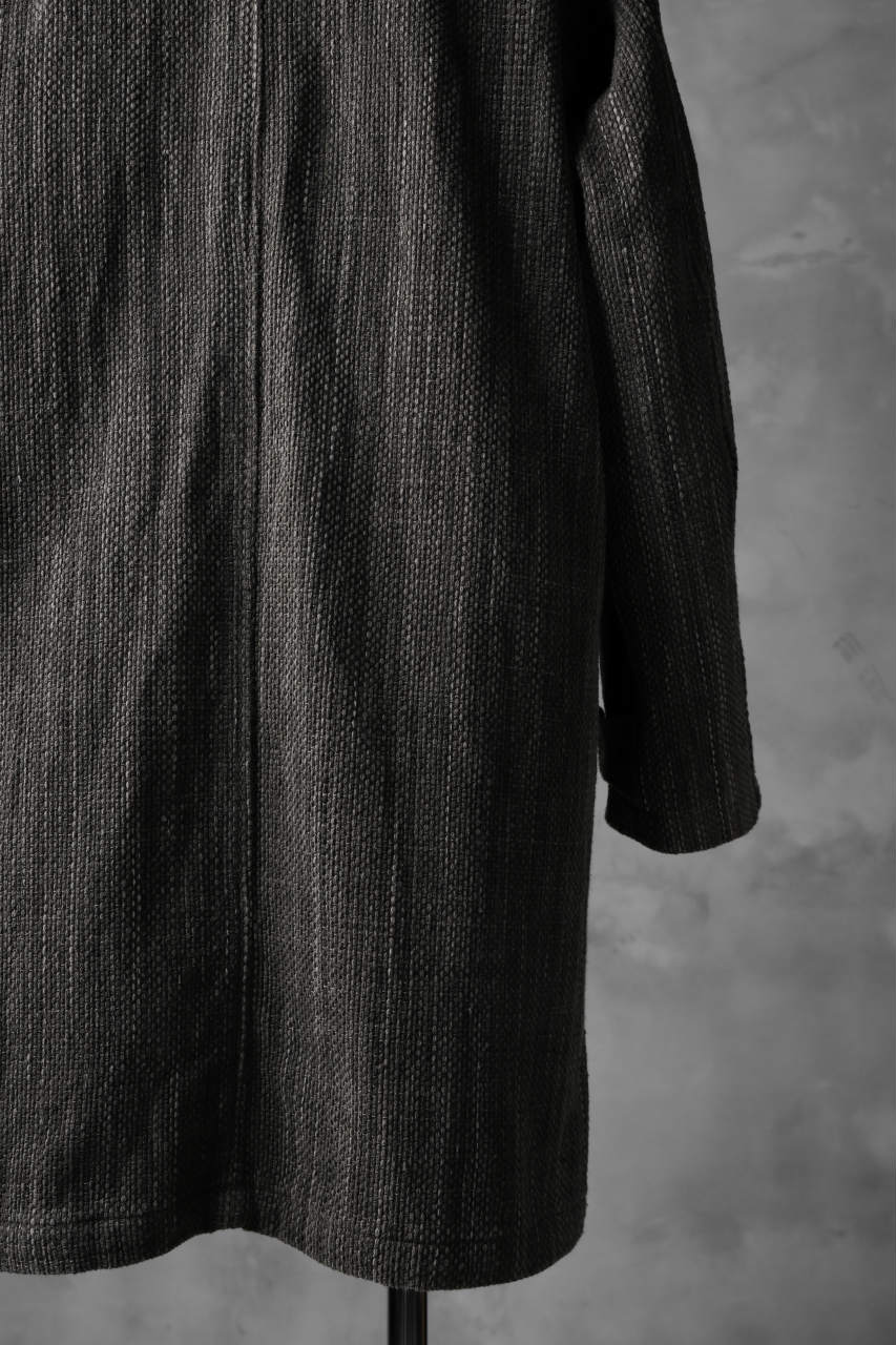 COLINA BALMACAAN COAT / SASHIKO ZAKURO DYED (ZAKURO) - Image 20