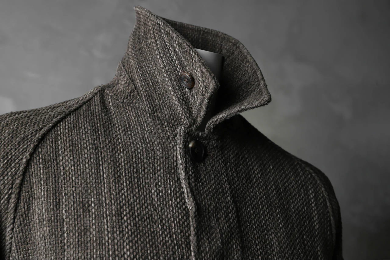 COLINA BALMACAAN COAT / SASHIKO ZAKURO DYED (ZAKURO) - Image 24