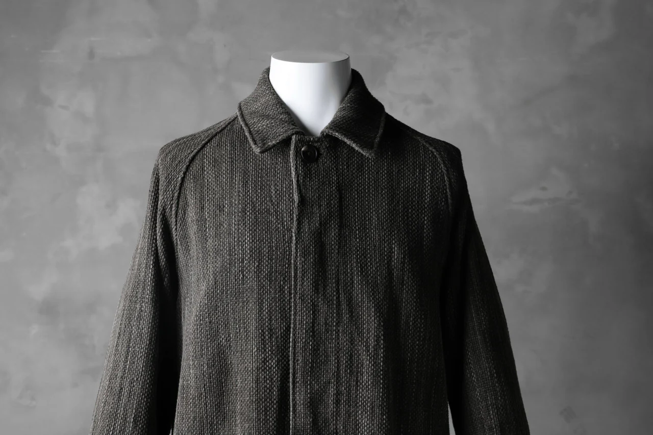 COLINA BALMACAAN COAT / SASHIKO ZAKURO DYED (ZAKURO) - Image 25