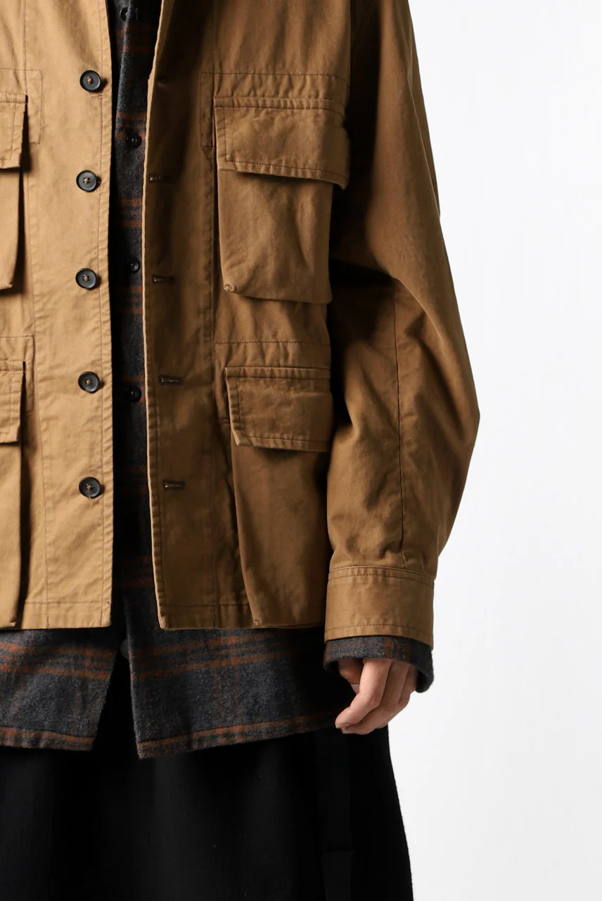 COLINA BDU JACKET / ORGANIC COTTON (CAMEL) - Image 37