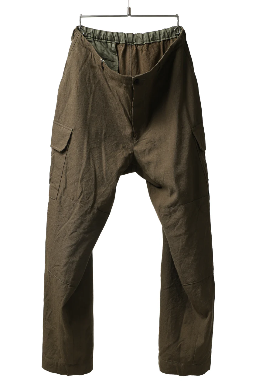 COLINA BDU PANTS / WASHABLE WOOL GABARDINE (OLIVE KHAKI)