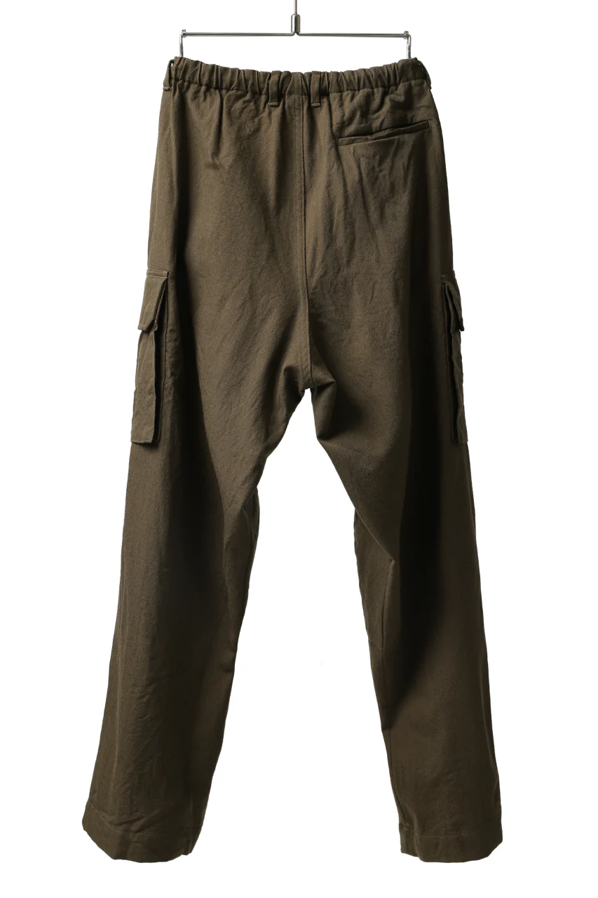 COLINA BDU PANTS / WASHABLE WOOL GABARDINE (OLIVE KHAKI) - Image 12