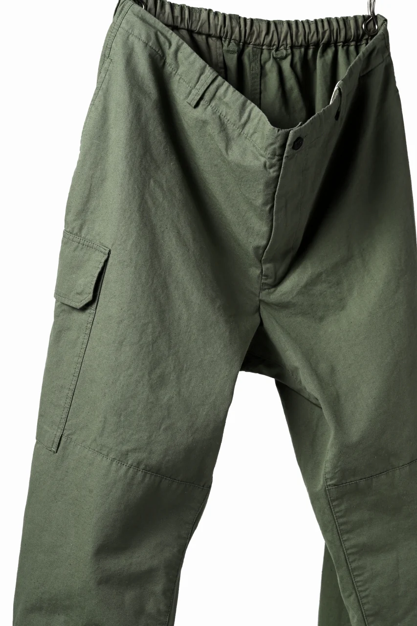 COLINA BDU TROUSERS / NEPPED ORGANIC WEATHER (SAGE GREEN) - Image 11