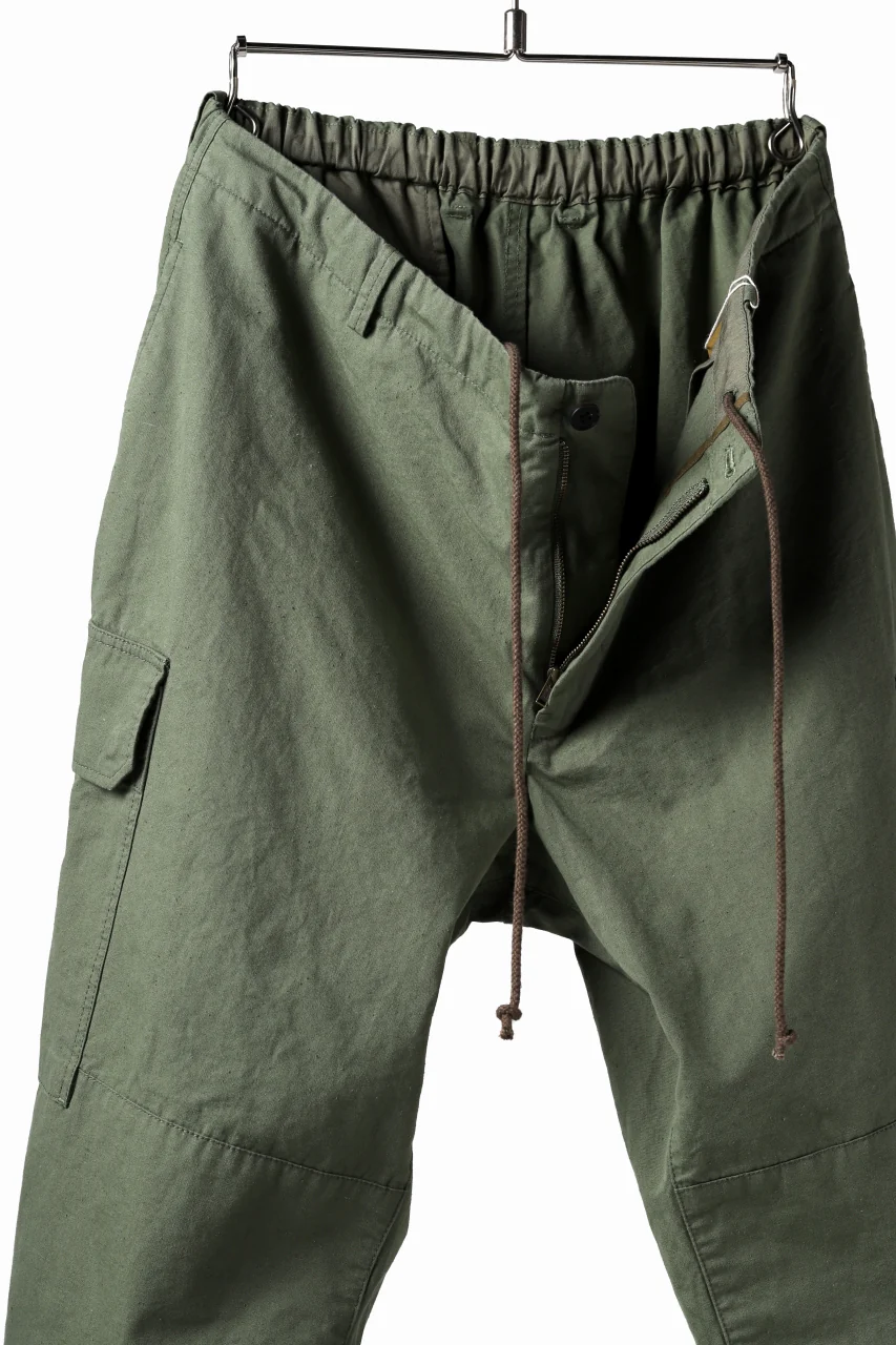 COLINA BDU TROUSERS / NEPPED ORGANIC WEATHER (SAGE GREEN) - Image 12