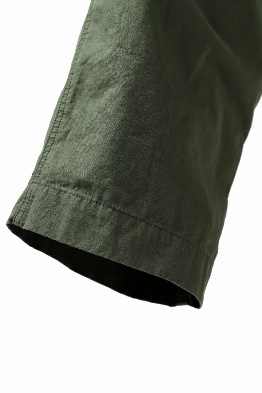COLINA BDU TROUSERS / NEPPED ORGANIC WEATHER (SAGE GREEN) - Image 14