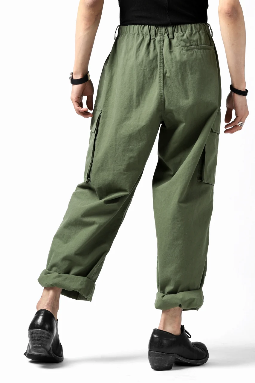 COLINA BDU TROUSERS / NEPPED ORGANIC WEATHER (SAGE GREEN) - Image 22