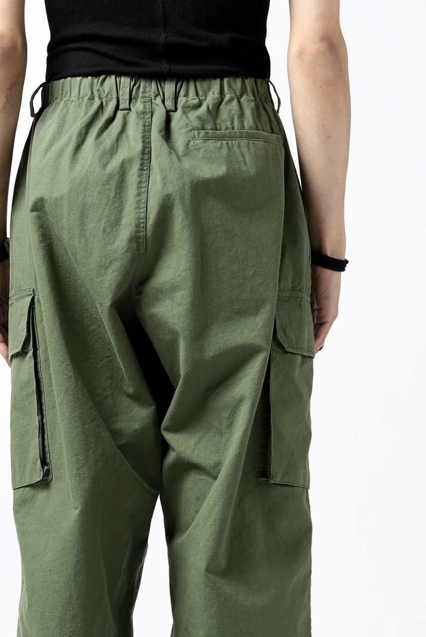 COLINA BDU TROUSERS / NEPPED ORGANIC WEATHER (SAGE GREEN) - Image 25