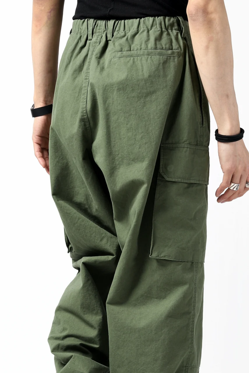 COLINA BDU TROUSERS / NEPPED ORGANIC WEATHER (SAGE GREEN) - Image 26