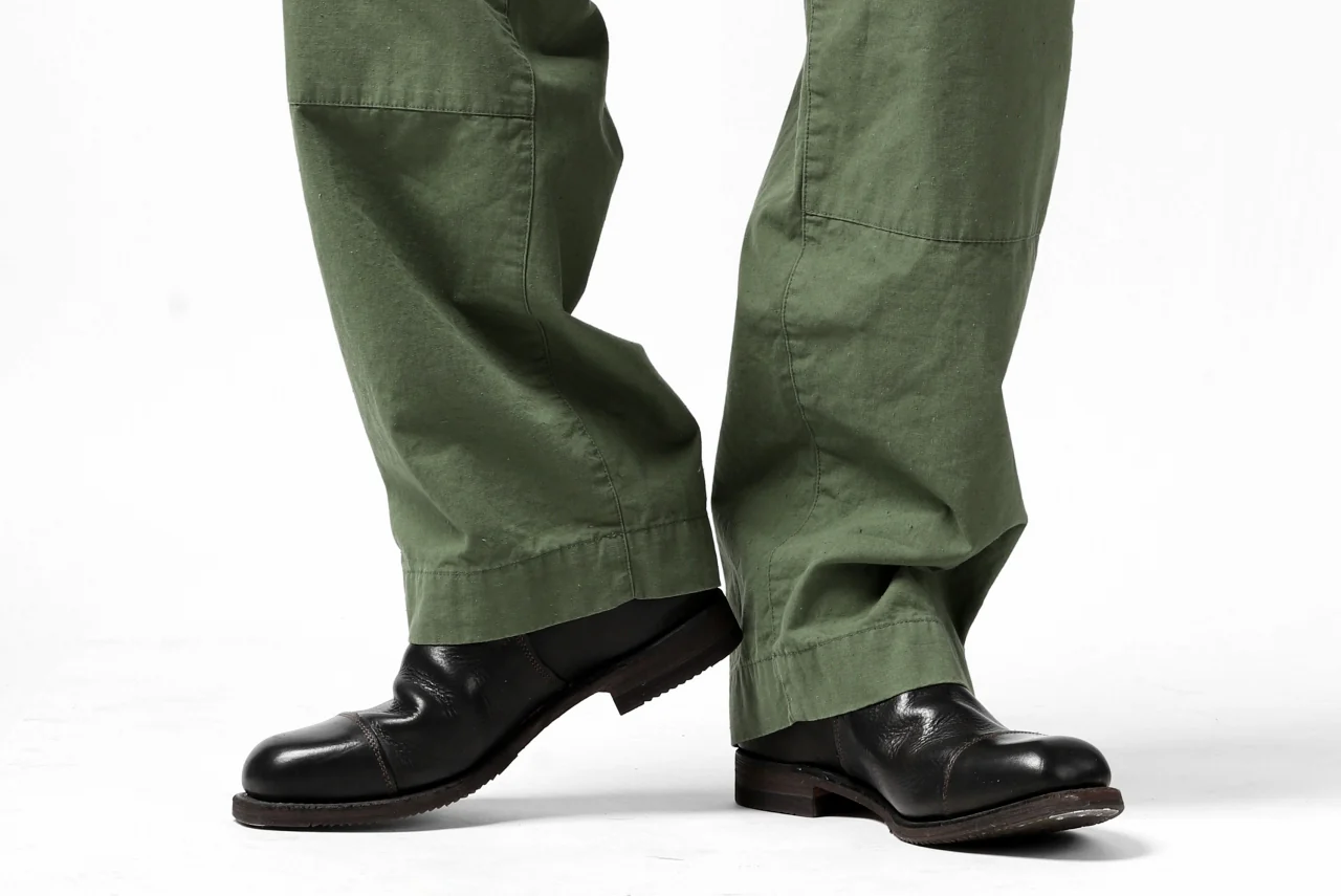 COLINA BDU TROUSERS / NEPPED ORGANIC WEATHER (SAGE GREEN) - Image 28