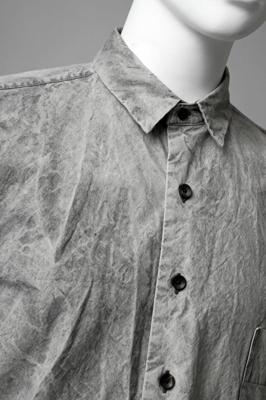 COLINA BIG MINIMAL SHIRT / ORGANIC SUPIMA COTTON BROX (STONE) - Image 17