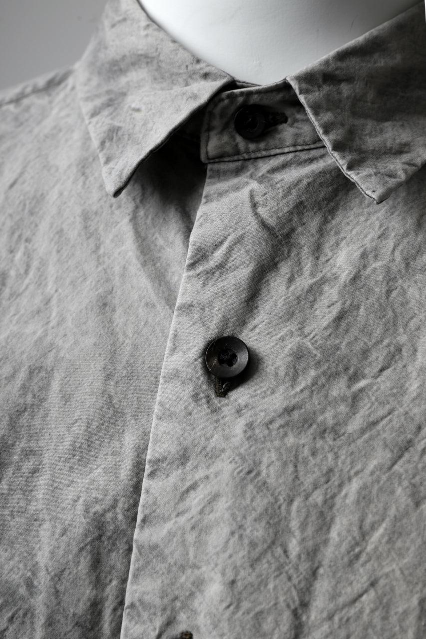 COLINA BIG MINIMAL SHIRT / ORGANIC SUPIMA COTTON BROX (STONE) - Image 18