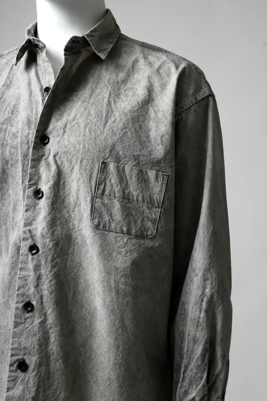 COLINA BIG MINIMAL SHIRT / ORGANIC SUPIMA COTTON BROX (STONE) - Image 19