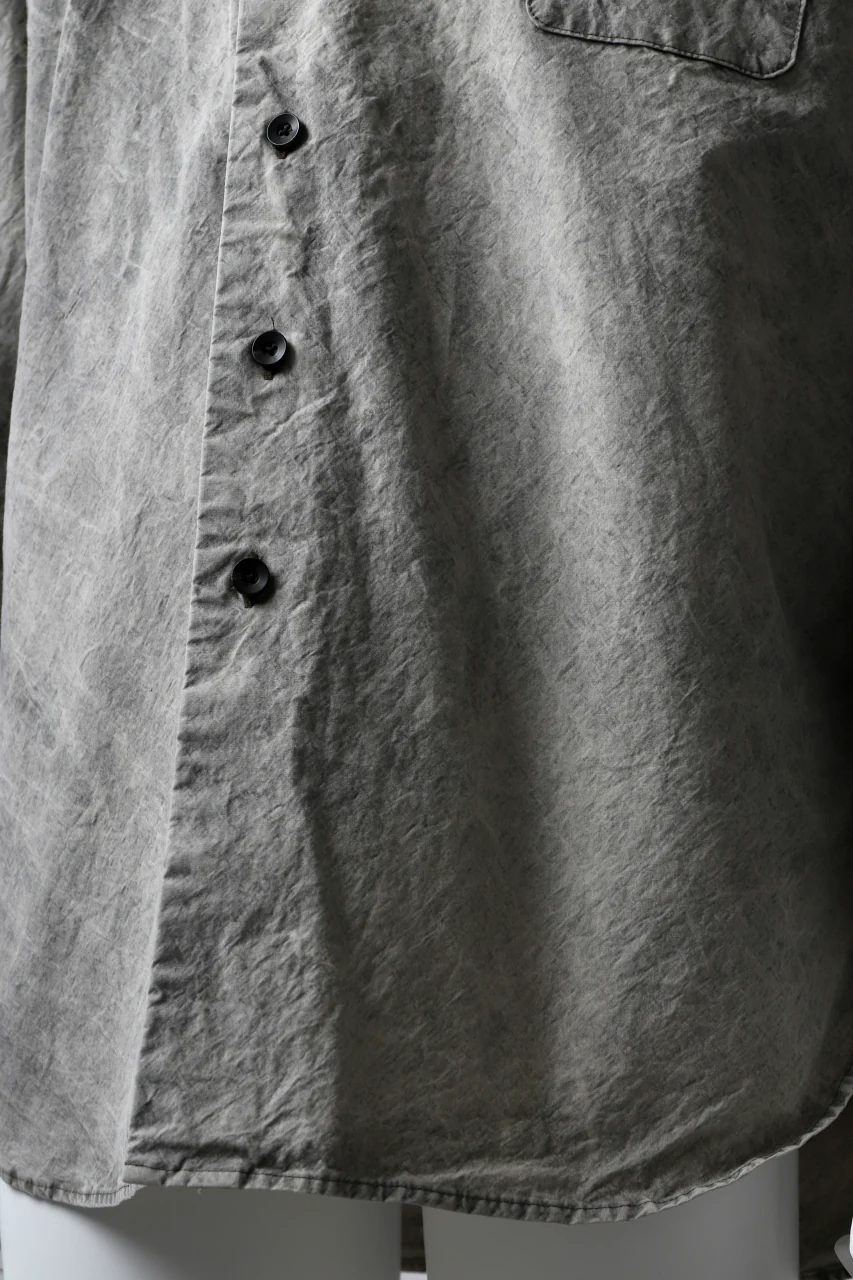 COLINA BIG MINIMAL SHIRT / ORGANIC SUPIMA COTTON BROX (STONE) - Image 20