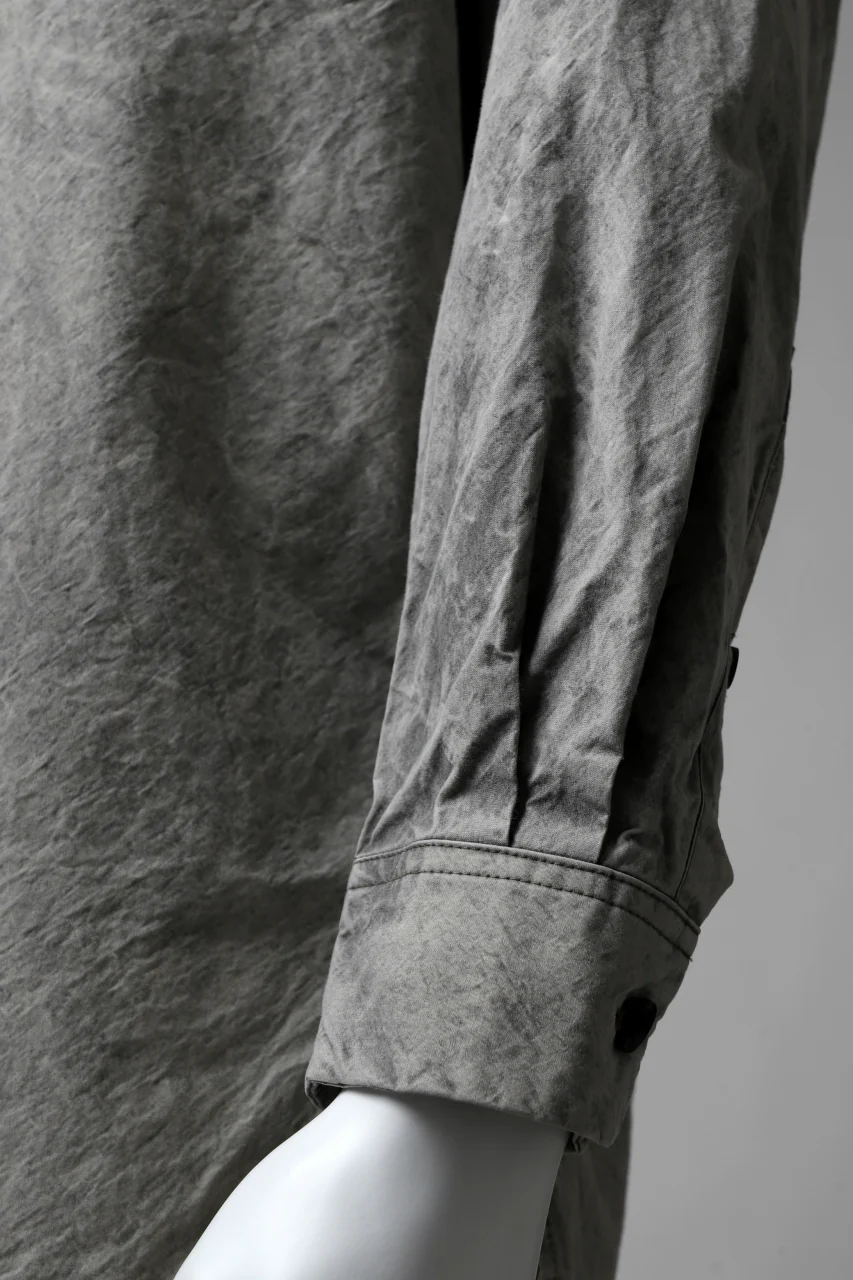 COLINA BIG MINIMAL SHIRT / ORGANIC SUPIMA COTTON BROX (STONE) - Image 21