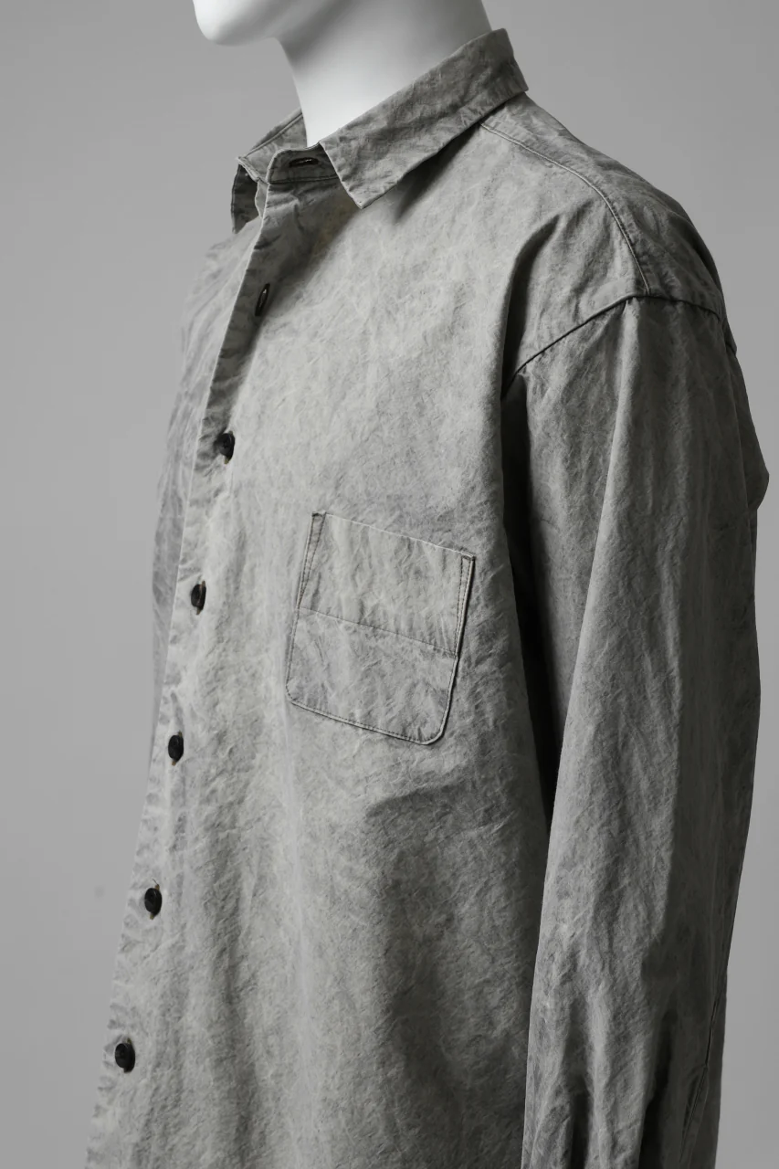 COLINA BIG MINIMAL SHIRT / ORGANIC SUPIMA COTTON BROX (STONE) - Image 22