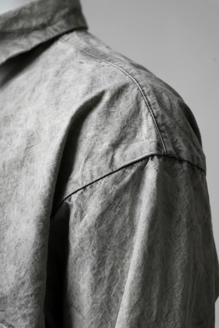 COLINA BIG MINIMAL SHIRT / ORGANIC SUPIMA COTTON BROX (STONE) - Image 23