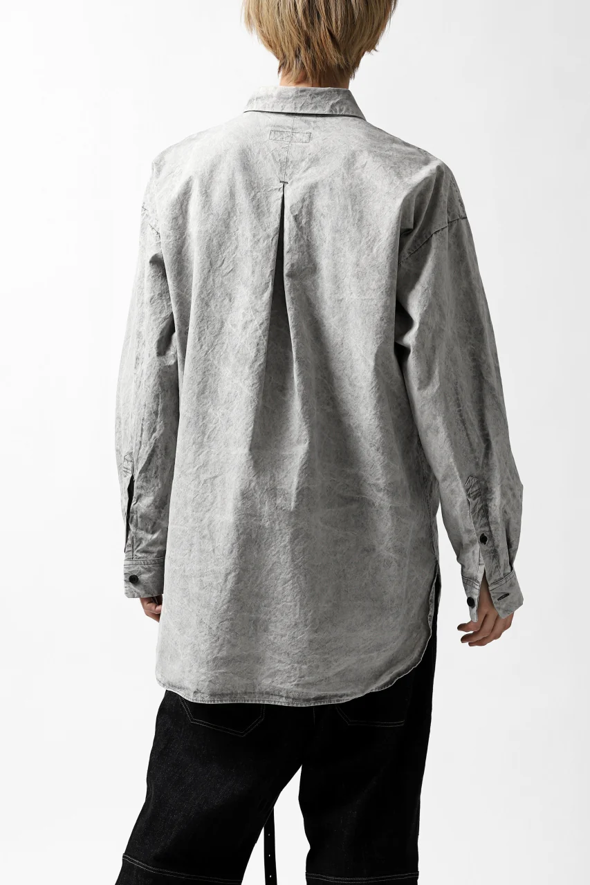COLINA BIG MINIMAL SHIRT / ORGANIC SUPIMA COTTON BROX (STONE) - Image 28