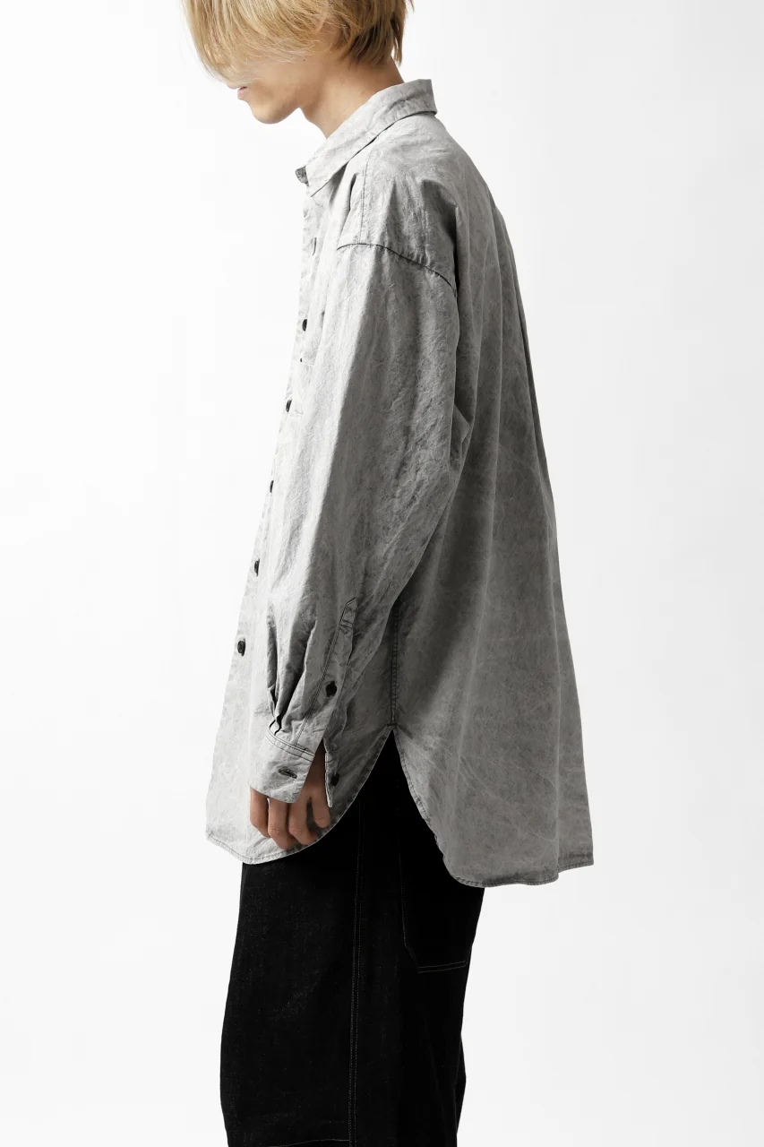 COLINA BIG MINIMAL SHIRT / ORGANIC SUPIMA COTTON BROX (STONE) - Image 29