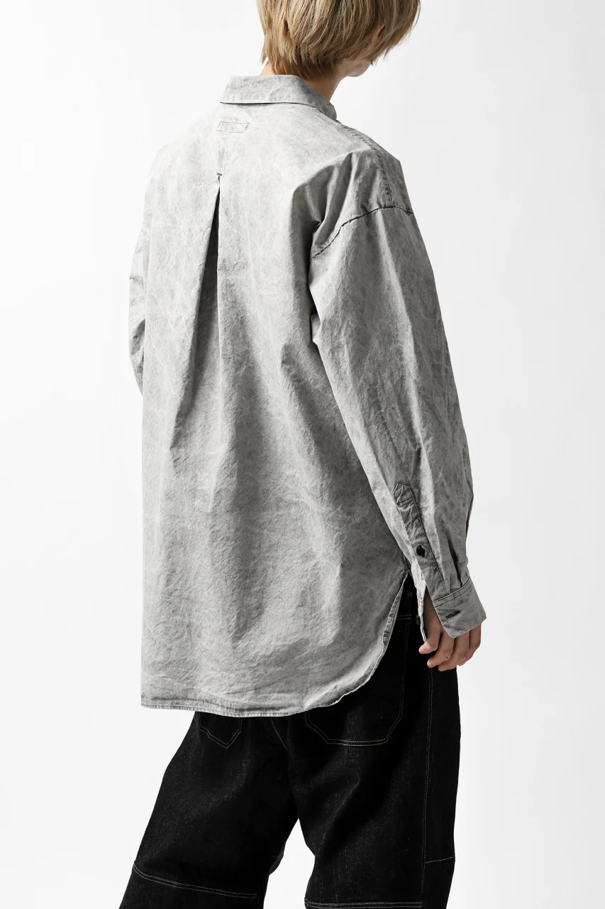 COLINA BIG MINIMAL SHIRT / ORGANIC SUPIMA COTTON BROX (STONE) - Image 33