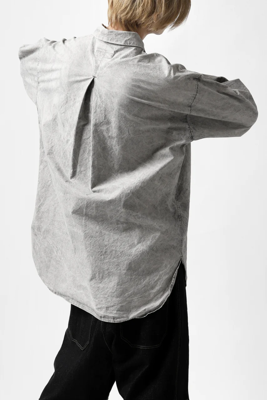 COLINA BIG MINIMAL SHIRT / ORGANIC SUPIMA COTTON BROX (STONE) - Image 38