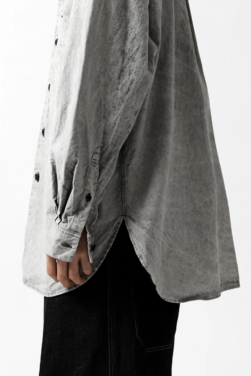 COLINA BIG MINIMAL SHIRT / ORGANIC SUPIMA COTTON BROX (STONE) - Image 46