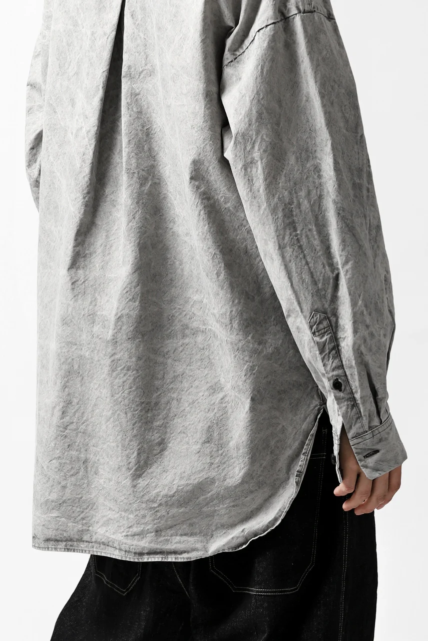 COLINA BIG MINIMAL SHIRT / ORGANIC SUPIMA COTTON BROX (STONE) - Image 47