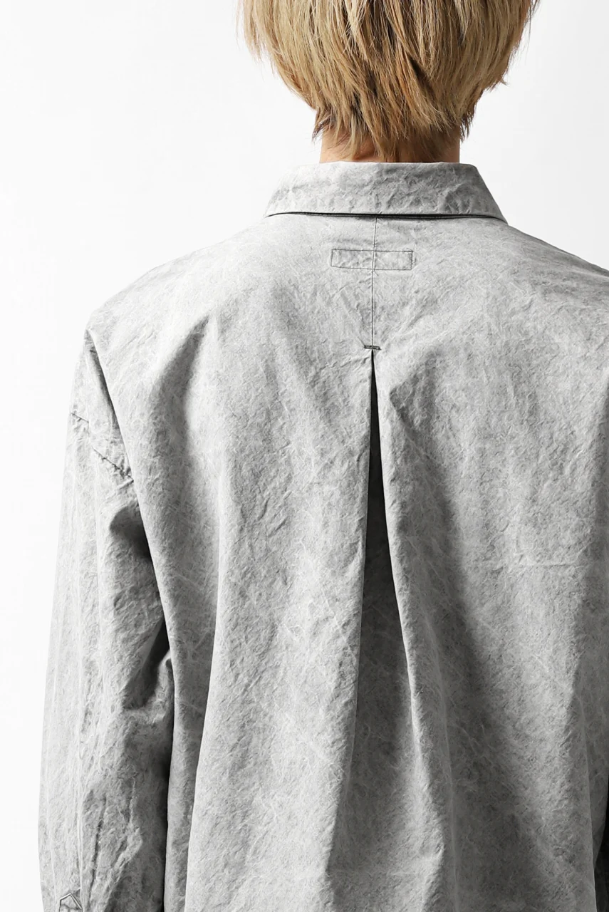 COLINA BIG MINIMAL SHIRT / ORGANIC SUPIMA COTTON BROX (STONE) - Image 48