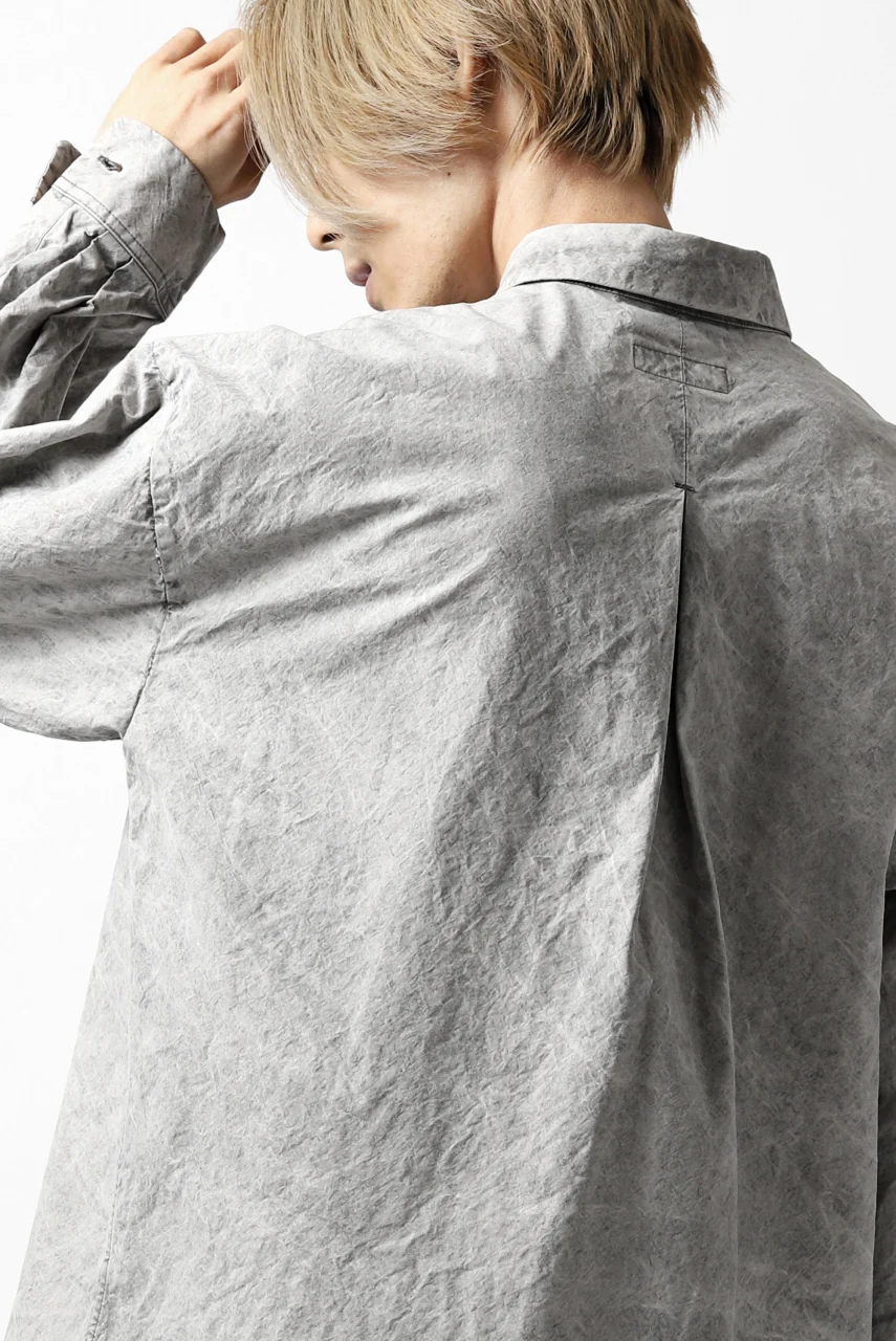 COLINA BIG MINIMAL SHIRT / ORGANIC SUPIMA COTTON BROX (STONE) - Image 49