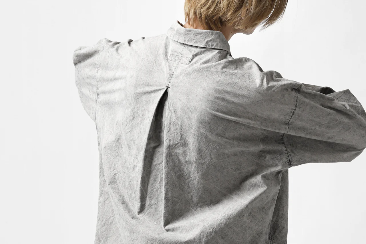 COLINA BIG MINIMAL SHIRT / ORGANIC SUPIMA COTTON BROX (STONE) - Image 52