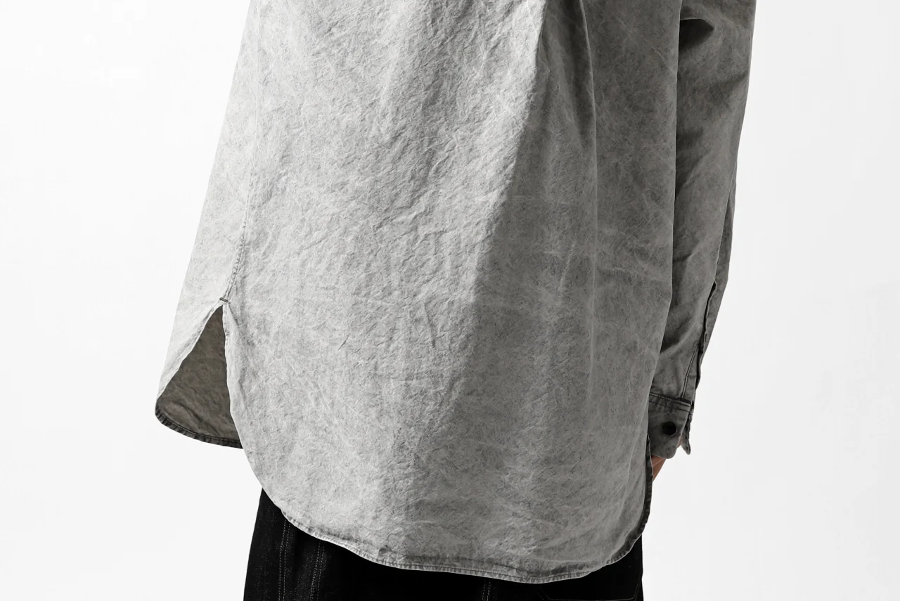 COLINA BIG MINIMAL SHIRT / ORGANIC SUPIMA COTTON BROX (STONE) - Image 53